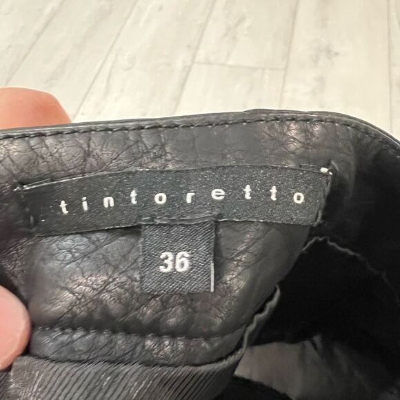 Tintoretto leather skirt size 36 - Picture 5 of 7